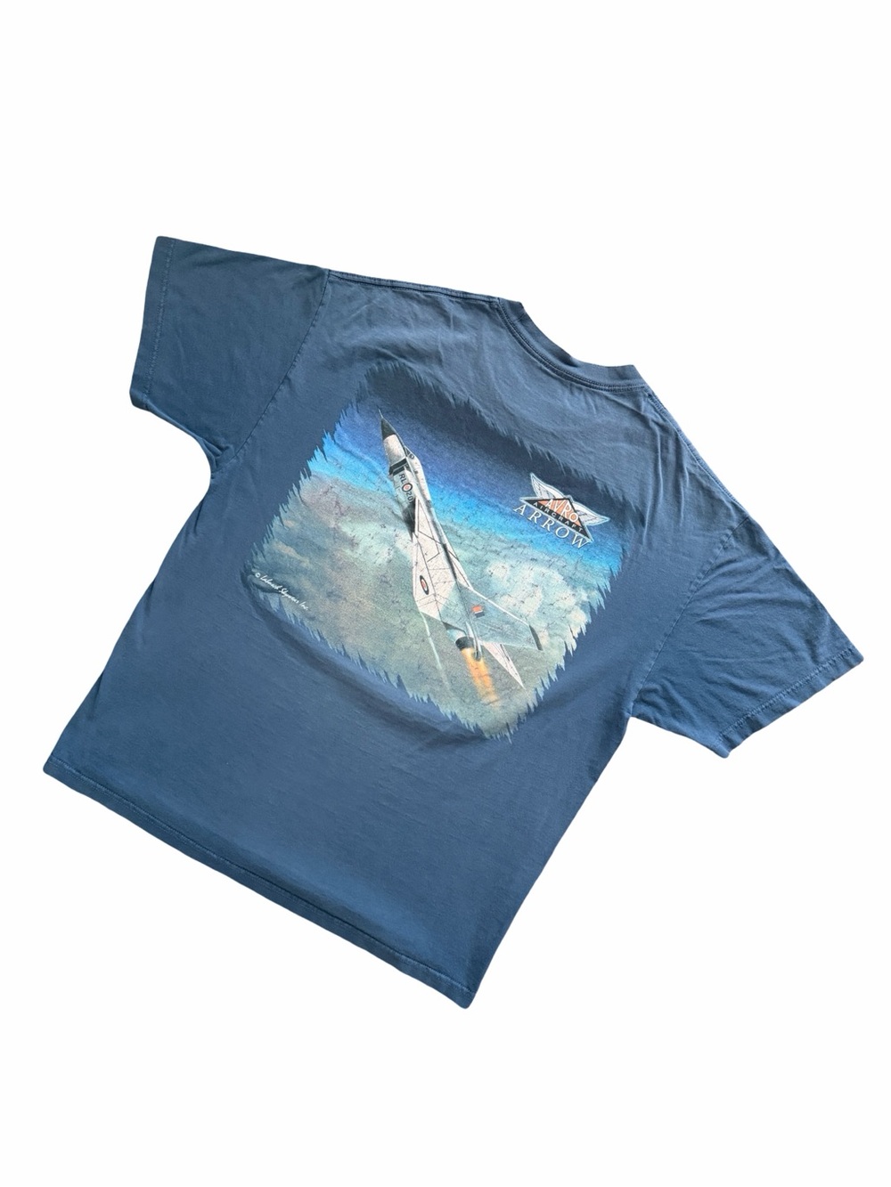 Vintage 90s Avro Arrow Aircraft T-Shirt